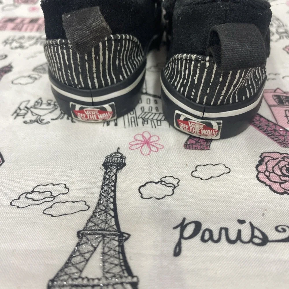 Vans X Disney The Nightmare Before Christmas Size 6.0 T Toddler Shoes SLIP ON